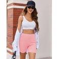 thumbnail image 6 of Avidlove Women Pajamas Set Oversized 2 Piece Lounge Sets Deep V Neck T-Shirts Tops with Biker Shorts Set Side Slit Workout Tracksuit S-XXL, 6 of 8