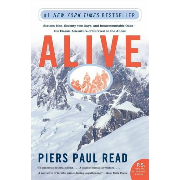 Alive: Sixteen Men, Seventy-Two Days, and Insurmountable Odds--The Classic Adventure of Survival in the Andes, (Paperback)