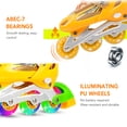 thumbnail image 3 of Graflsoa Inline Skates for Kids & Adults with LED Wheels, Protective Gear Set, Adjustable Size, Pink, S - Complete Roller Skating Kit, 3 of 6