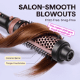 thumbnail image 2 of Wavytalk 5 in 1 Curling Iron Set, Ceramic Curling Wand from 0.5 to 1.25 Inch and a Thermal Brush, Dual Voltage, Rose Gold, 2 of 8