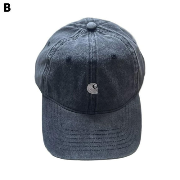 Washed gray adjustable hat American Carhartt washed old baseball cap soft top duckbill cap men and women summer sun hat