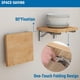 thumbnail image 5 of Soporte Triangular Plegable Ajustable de 10" para Montaje en Pared, Resistente, para Banco, Mesa, Estante, Muebles, Herrajes., 5 of 5