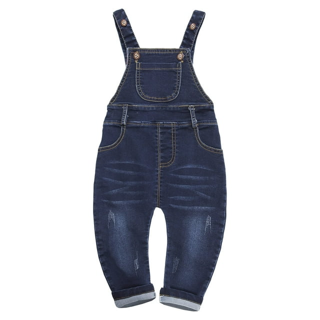 Mono Vaquero Suave, Roto y Lavado con Agua Para Bebés y Niños Pequeños/Niñas,KIDSCOOL SPACE, Profundo, 2-3 Años