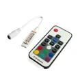 thumbnail image 6 of DC 5V-24V 12A 17key Mini RF Wireless Led RGB Remote Controller with 4pin Female DC for 5050 RGB LED Strip Lights, 6 of 7
