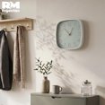 thumbnail image 4 of Reloj de Pared Cuadrado 21 cm Vintage Colores Pastel Silencioso verde YC038469, 4 of 5