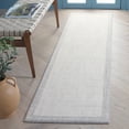 thumbnail image 2 of SAFAVIEH Martha Stewart Serenity Bordered Runner Rug, Ivory/Grey, 2'2" x 8', 2 of 5