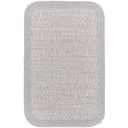 thumbnail image 1 of Rhody Rug CC48R096X132S 8 x 11 ft. Casual Comfort Silvermist Banded Braided Rug, Rectangle, 1 of 1