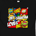 thumbnail image 4 of Inktastic My Grandma Loves Me Boys or Girls Baby T-Shirt, 4 of 5