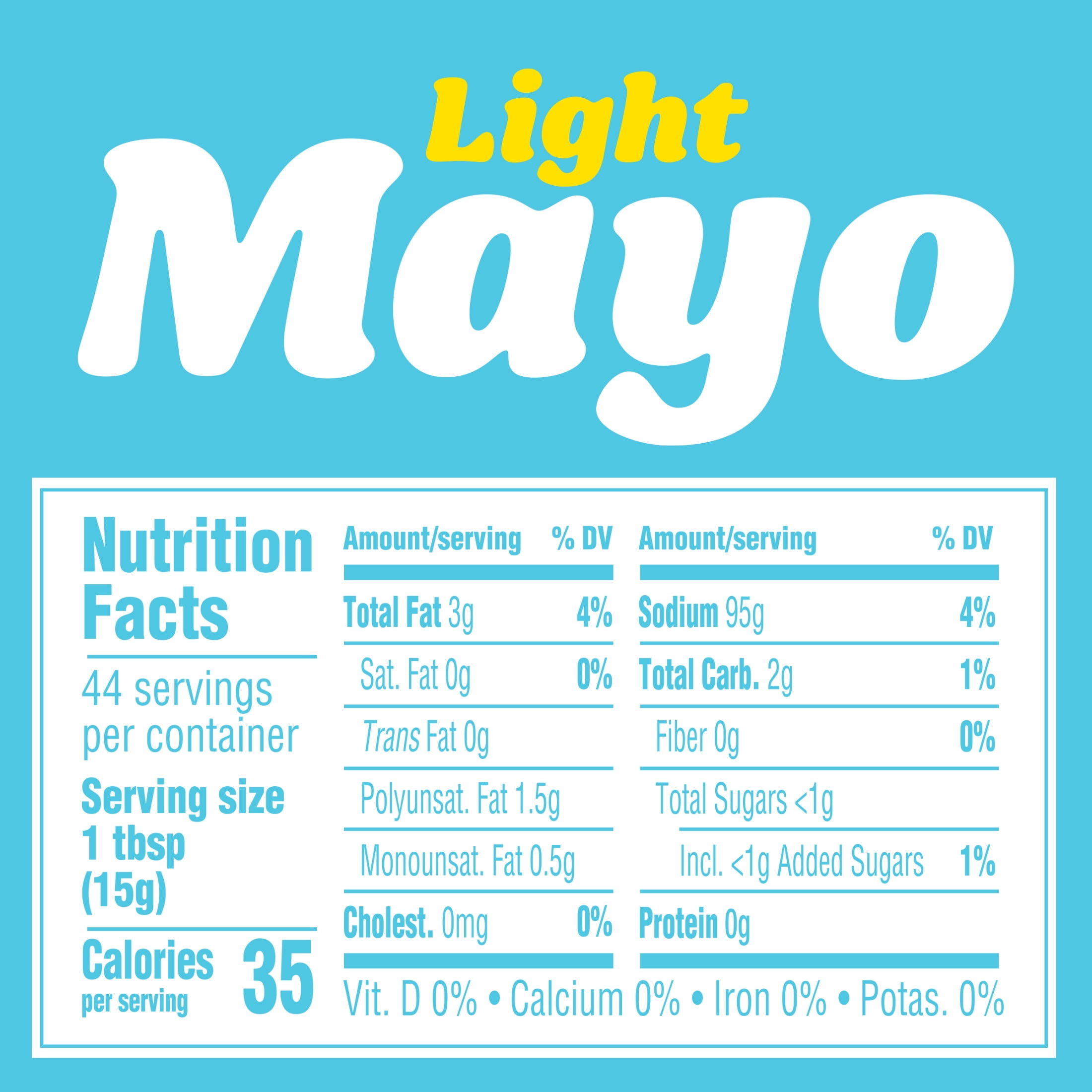 (8 pack) Kraft Light Mayo with 1/2 the Fat & Calories of Regular Mayonnaise Squeeze Bottle, 22 fl oz