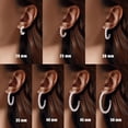 thumbnail image 3 of FOAUUH Pearl Hoop Earrings for Women with 925 Sterling Silver Post, 3 of 5