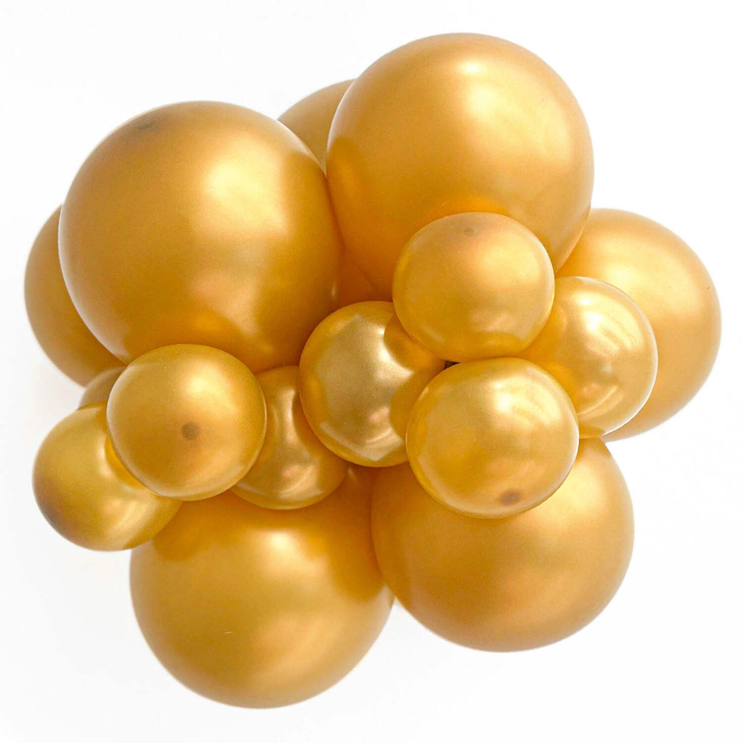 Tuf-Tex 17" Gold Latex Balloons (50 ct)