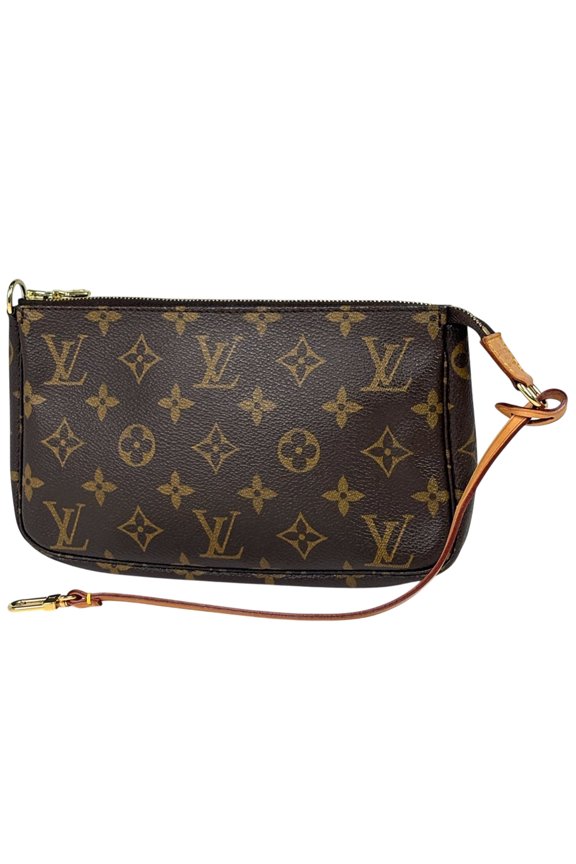 Pre-Owned Louis Vuitton Pochette Accessoires Makeup Cosmetics Accessory Pouch Monogram Brown...