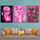 thumbnail image 4 of Tapiz de pared con diseño retro de flores y pájaros, arte abstracto, brujería misteriosa, hippie, dormitorio, sala de estar, decoración del hogar, 4 of 5