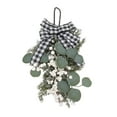 thumbnail image 1 of Colgante de corona de Navidad, corona de Navidad reutilizable para boda ANGGREK IJ3115, 1 of 8