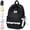 Black, variant on Cute Lace Backpack Coquette Aesthetic Polka Dot Backpack,Yellow | Cute Polka Dot Backpack Design with Lace Trim, Bow Charm, Lightweight Multi-Pocket Laptop Backpack