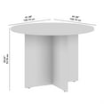 thumbnail image 4 of Table de Conférence Ronde Bush Business 42W en Hickory Moderne - Bois d'Ingénierie, 4 of 7