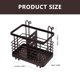 thumbnail image 2 of VERDANVERSE Iron Cutlery Holder for Home Kitchen with Drain Holes and Elegant Coffee Finish, 2 of 6