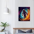 thumbnail image 3 of EastSmooth Spaceman Wall Art Prints Funny Astronaut Posters Modern Universe Illustration Wall Decor Explore Dream Discover Inspirational Photo Picture Canvas Fashion Art Painting, 3 of 4