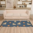 thumbnail image 2 of Yayeee Runner Rug for Bedroom 2'x6' Machine Washable Hallway Non Slip Mat, Blue Capybaras, 2 of 8