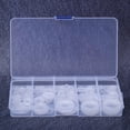 thumbnail image 3 of 250PCS Nylon Flat Washer Water Pipe Leakproof Sealing Gasket Assortment Kit, 3 of 8