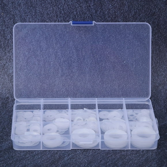 Nylon Washers, Multifunction White Flat Washers, M4 Washer Seal Washer Industrial For Mechanics