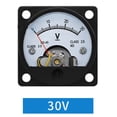 thumbnail image 1 of SO-45 Pointer Type DC Voltmeter Analog Voltmeter Pointer Panel Meter Voltage Meter DC 30V, 1 of 9