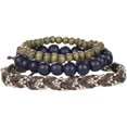 thumbnail image 1 of Accesorios Rogue para hombre, 3 piezas. Pulsera Wrap, Multicolor, Talla Única, 1 of 1