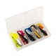 thumbnail image 5 of Señuelos de pesca,Kit de señuelos de pesca de cebos blandos Swimbait con caja,Mini señuelo de pesca Tackle Paddle Tail Crankbait,Señuelos de pesca de buceo hundidos en 3D con gancho,Soft, 5 of 9