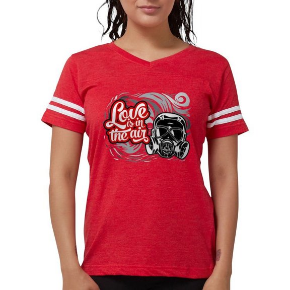 CafePress - Love Is In The Air - Womens Football Shirt