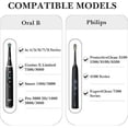 thumbnail image 5 of Electric Toothbrush Travel Case with Pocket for Charger, Compatible with Oral-B iO Series, Philip Sonicare ProtectiveClean, Hard Shell Electronic Tooth Brush Protective Storage Bag(Black), 5 of 6