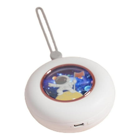 

Peitten Hand Warmers Rechargeable Reusable Donut Shape Astronaut Night Light 1200mAh Easy Using Winter Warmth Gift for Men Women Boys Girls Teens Kids Adults expert