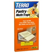 TERRO T2900 2-Pack Pantry Moth Traps - Traps grain moths, flour moths, meal moths, and seed moths