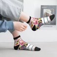 thumbnail image 2 of Rocae Bird and Floral for Premium Adult Socks,Comfortable, Breathable, and Durable Socks, Perfect for Everyday Wear, 2 of 7