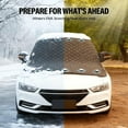thumbnail image 4 of 2025 Upgraded Car Windshield Magnetic Snow Cover, 4-Layer Magnetic Windshield Cover with Side Window and Rearview Mirror Protector, for Most Cars, SUV, Truck (A-Orange, 63 * 46in(SUV)), 4 of 8