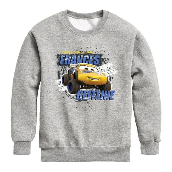Disney's Cars - Frances Beltline - Toddler And Youth Crewneck Fleece Sweatshirt