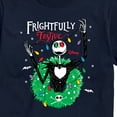 thumbnail image 3 of The Nightmare Before Christmas - Frightfully Festive Wreath - Men's Short Sleeve Graphic T-Shirt, 3 of 5