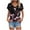 Multicolor-45, variant on STETMN Womens Summer Tops Floral Print Short Sleeve Blouses Trendy Casual Loose Fit Vacation Tee