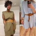 thumbnail image 6 of Women's Leather Belt Dress Belt for Jeans Jumpsuit Coat Fashion Tie a Knot Genuine Leather Waist Belt, 6 of 7