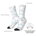 thumbnail image 4 of Rocae Rabbit And Star for Adult Socks Casual Athletic Stretchy Loose Socks for Women Men Non-Slip Middle Tube Socks, 4 of 6