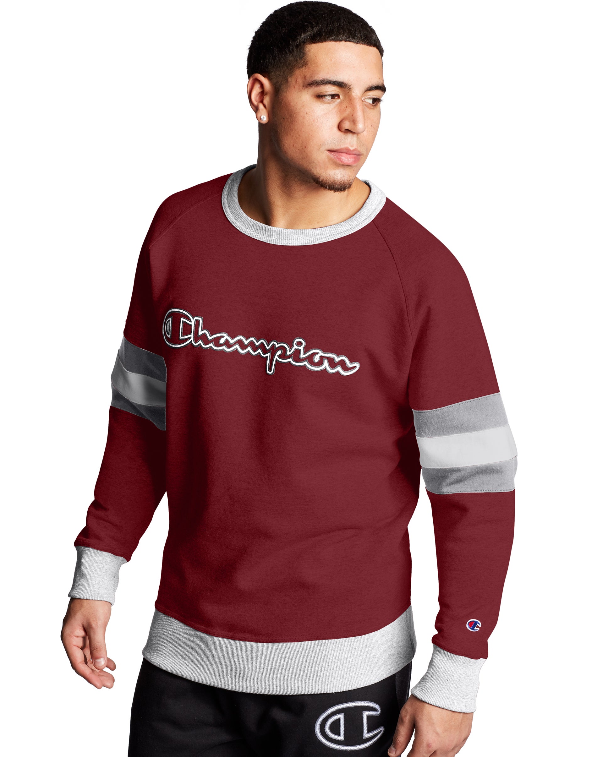 Logo Athletic Men's Shirt - Burgundy - M