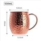 thumbnail image 4 of Tazas de mula de Moscú, 2 tazas de cobre ideales para cualquier bebida fría, tazas de cobre, vaso de cerveza, cóctel, 4 of 5