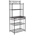 thumbnail image 2 of KB K3022 67 x 30 x 16 in. Metal Storage Bakers Rack - Black, 2 of 5