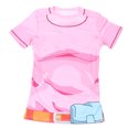 thumbnail image 1 of Camisa de yoga de manga corta con cuello redondo, camisa deportiva con estampado de letras y cuello redondo para mujer, compacta y liviana, 1 of 9