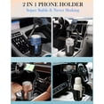 thumbnail image 4 of NFJOY 2 in 1 Phone Holders for Car Cup Holder with Adjustable Base, Holders for Car Cupholder, No Shaking 360° Flexible Neck Phone Mount for All 4-7” Smartphone, 4 of 7