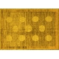 thumbnail image 1 of Ahgly Company Indoor Rectangle Oriental Yellow Modern Area Rugs, 8' x 10', 1 of 4