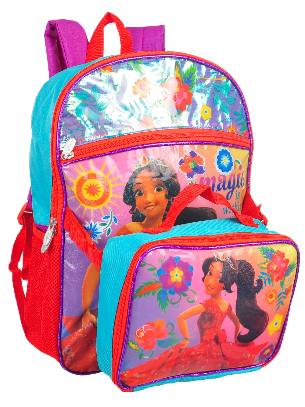 Disney Princess Elena of Avalor Large Backpack 15" with Pencil Case New 