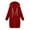 Red, variant on Zip Up Hoodies for Women,Womens Casual Hoodies Zip-Up Jacket Long Sleeve Knee Length Outwear Tops Tunic Sweatshirts Cozy Fall Hooded Jackets with Pocket