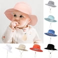 thumbnail image 2 of LRen Kids Sun Hat with Neck Flap, UPF 50+ Sun Protective Bucket Hat for Girls Boys, Summer Beach Hats for Kids, 2 of 7