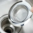thumbnail image 2 of Cribun Kitchen Sink Drain Strainer (2 Pack) - Wide Rim 2.8” Diameter Stainless Steel Sink Strainer - Rust Proof Anti-Clogging Kitchen Sink Strainer Basket Fits Most Standard Size Sinks, 2 of 6