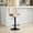 Beige, variant on Gwenee Set of 2 Rotating Low - Back Wooden Bar Stools - 25 inch Seat Height, Ideal for Dining Rooms